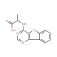 2-(Benzo[4,5]furo[3,2-d]pyrimidin-4-ylamino)-propionic acid - chemical structure image