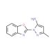 2-Benzooxazol-2-yl-5-methyl-2H-pyrazol-3-ylamine - chemical structure image