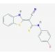 2-Benzothiazol-2-yl-3-(4-fluoro-phenylamino)-3-mercapto-acrylonitrile - chemical structure image