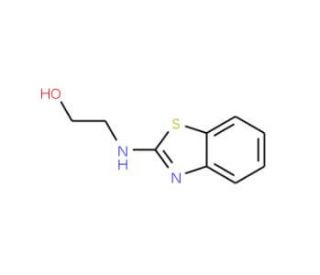 2-(Benzothiazol-2-ylamino)-ethanol (CAS 18392-47-7) - chemical structure image
