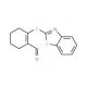 2-(Benzothiazol-2-ylsulfanyl)-cyclohex-1-enecarbaldehyde - chemical structure image