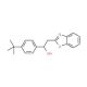 2-Benzoxazol-2-yl-1-(4-tert-butylphenyl)ethanol (CAS 849021-34-7) - chemical structure image