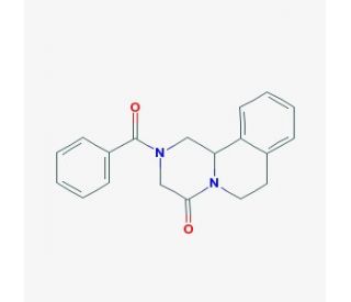 2-Benzoyl-1,2,3,6,7,11b-hexahydro-pyrazino[2,1-a]isoquinolin-4-one (CAS 54761-87-4) - chemical structure image