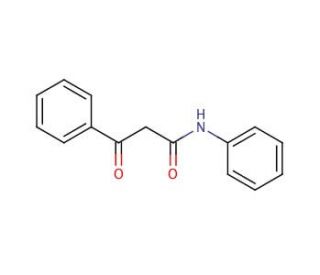 2-Benzoylacetanilide (CAS 959-66-0) - chemical structure image