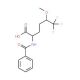 2-(benzoylamino)-6,6,6-trifluoro-5-methoxyhexanoic acid - chemical structure image