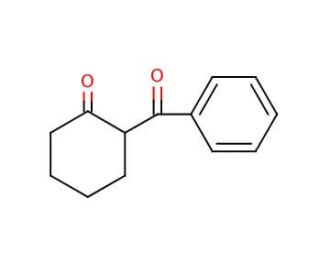 2-Benzoylcyclohexanone (CAS 3580-38-9) - chemical structure image
