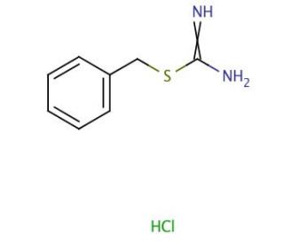 2-Benzyl-2-thiopseudourea hydrochloride (CAS 538-28-3) - chemical structure image