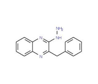2-Benzyl-3-hydrazinoquinoxaline (CAS 223929-23-5) - chemical structure image