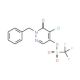2-Benzyl-4-chloro-5-[(trifluoromethyl)sulphonyloxy]-2H-pyridazin-3-one (CAS 856250-49-2) - chemical structure image