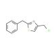 2-benzyl-4-(chloromethyl)-1,3-thiazole - chemical structure image