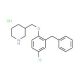 2-Benzyl-4-chlorophenyl 3-piperidinylmethyl etherhydrochloride - chemical structure image
