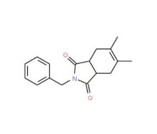 2-Benzyl-5,6-dimethyl-3a,4,7,7a-tetrahydro-1H-isoindole-1,3(2H)-dione - chemical structure image