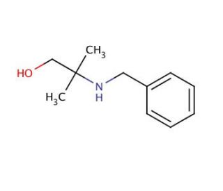 2-Benzylamino-2-methyl-1-propanol (CAS 10250-27-8) - chemical structure image