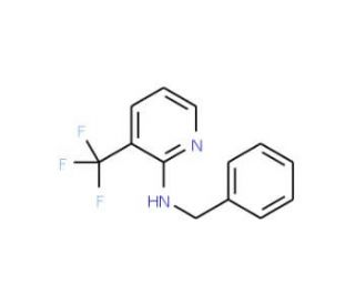 2-(Benzylamino)-3-trifluoromethylpyridine - chemical structure image