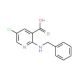 2-(Benzylamino)-5-chloronicotinic acid - chemical structure image