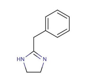 2-Benzylimidazoline (CAS 59-98-3) - chemical structure image
