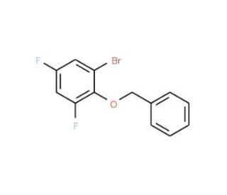2-(Benzyloxy)-1-bromo-3,5-difluorobenzene (CAS 942143-10-4) - chemical structure image
