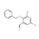 2-(benzyloxy)-3,5-dibromobenzaldehyde (CAS 61657-63-4) - chemical structure image