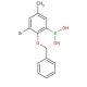 2-Benzyloxy-3-bromo-5-methylphenylboronic acid (CAS 870777-20-1) - chemical structure image