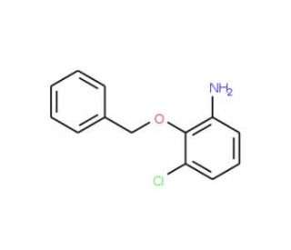 2-(Benzyloxy)-3-chloroaniline - chemical structure image