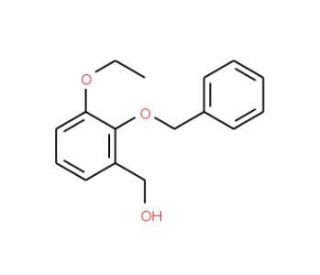 [2-(benzyloxy)-3-ethoxyphenyl]methanol - chemical structure image
