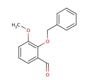 2-Benzyloxy-3-methoxybenzaldehyde (CAS 2011-06-5) - chemical structure image
