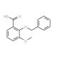 2-(Benzyloxy)-3-methoxybenzoic acid - chemical structure image