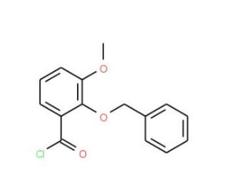 2-(benzyloxy)-3-methoxybenzoyl chloride - chemical structure image