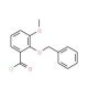 2-(benzyloxy)-3-methoxybenzoyl chloride - chemical structure image
