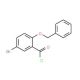 2-(benzyloxy)-5-bromobenzoyl chloride - chemical structure image