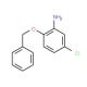 2-(Benzyloxy)-5-chloroaniline (CAS 6373-47-3) - chemical structure image
