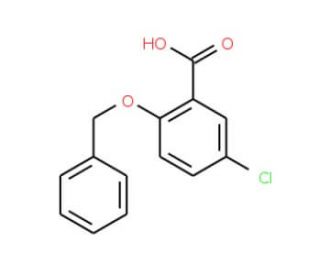 2-(Benzyloxy)-5-chlorobenzoic acid - chemical structure image