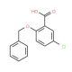 2-(Benzyloxy)-5-chlorobenzoic acid - chemical structure image