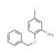 2-(Benzyloxy)-5-methylaniline - chemical structure image