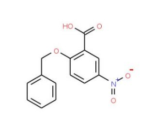 2-(Benzyloxy)-5-nitrobenzenecarboxylic acid - chemical structure image