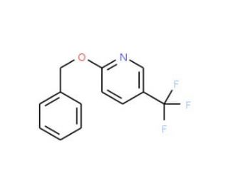 2-(Benzyloxy)-5-(trifluoromethyl)pyridine (CAS 247573-71-3) - chemical structure image