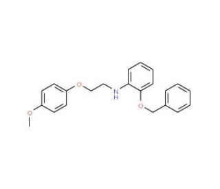 2-(Benzyloxy)-N-[2-(4-methoxyphenoxy)ethyl]aniline - chemical structure image