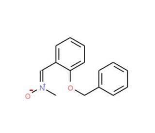 {[2-(Benzyloxy)phenyl]methylene}(methyl)-ammoniumolate - chemical structure image
