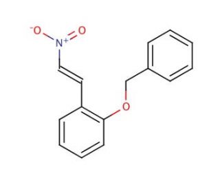 2-Benzyloxy-trans-&beta;-nitrostyrene (CAS 40276-09-3) - chemical structure image