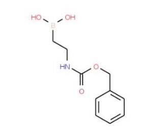 2-(Benzyloxycarbonylamino)ethylboronic acid (CAS 4540-87-8) - chemical structure image