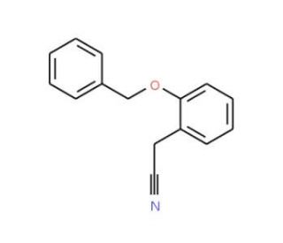 2-Benzyloxyphenylacetonitrile (CAS 92552-22-2) - chemical structure image