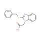 [2-(Benzylthio)-1H-benzimidazol-1-yl]acetic acid (CAS 313240-26-5) - chemical structure image