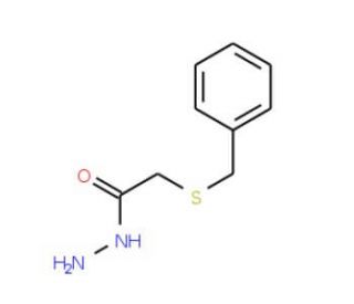 2-(Benzylthio)acetohydrazide - chemical structure image