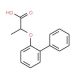 2-(Biphenyl-2-yloxy)-propionic acid - chemical structure image