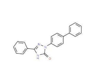 2-(Biphenyl-4-yl)-1,2-dihydro-phenyl-3H-1,2,4-triazol-3-one - chemical structure image