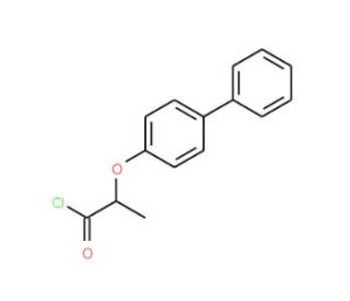 2-(biphenyl-4-yloxy)propanoyl chloride - chemical structure image
