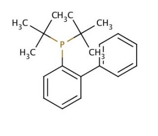 (2-Biphenyl)di-tert-butylphosphine (CAS 224311-51-7) - chemical structure image