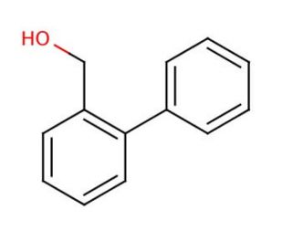 2-Biphenylmethanol (CAS 2928-43-0) - chemical structure image