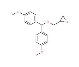 2-{[bis(4-methoxyphenyl)methoxy]methyl}oxirane - chemical structure image