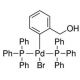 2-[Bis(triphenylphosphine)palladium(II)bromide]benzyl alcohol (CAS 849417-41-0) - chemical structure image
